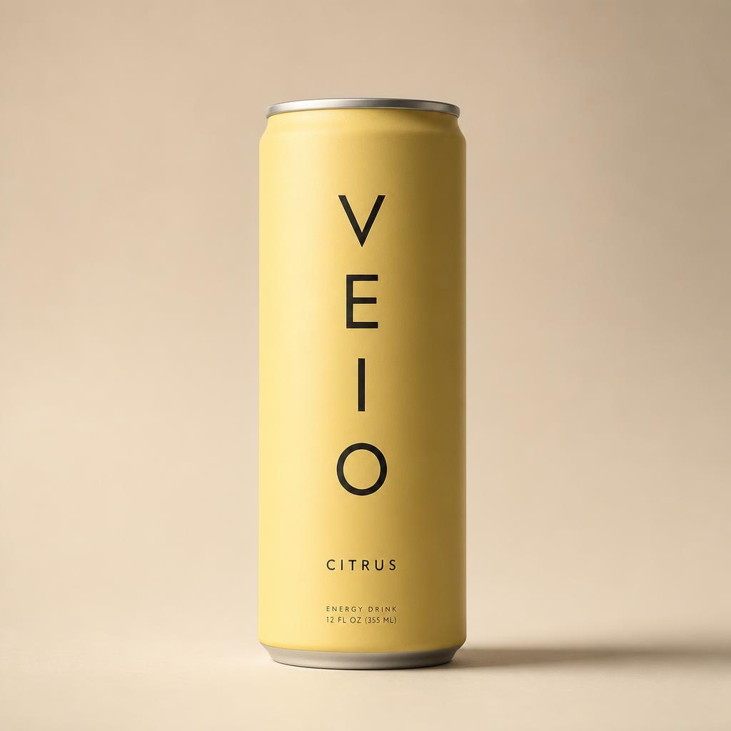 Veio Orange Citrus can